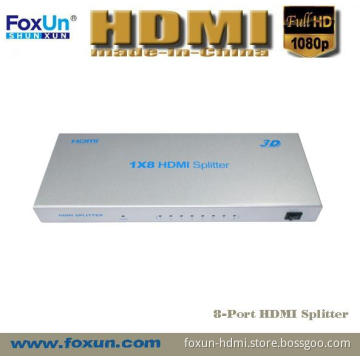 8 Port HDMI Splitter Support 3D at 1080p